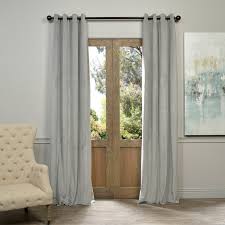 Our selection of elegant curtains, window panels, and window valances makes big lots a great stop for home and office window treatments. Signature Grommet Grey 50 X 108 Inch Blackout Curtain Walmart Com Walmart Com