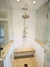 Travertine Floors Learn How To Update Their Look Designed Travertine Bathroom White Subway Tile Shower Subway Tile Showers