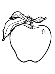 Dibujo Manzana Para Colorear