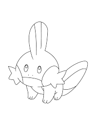 Mudkip is a small, amphibious, quadruped pokémon. Coloring Page Pokemon Advanced Coloring Pages 30