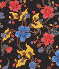 Perpaduan warna hitam dan merah membuat coraknya terlihat kontras pada dominansi warna putih. 30 Motif Batik Flora Gambar Contoh Ragam Desain