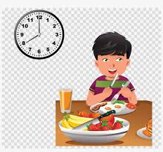 Small changes with big rewards, for a healthier you. Child Eating Healthy Food Cartoon Clipart Breakfast Have Breakfast At 8 O Clock 900x800 Png Download Pngkit
