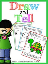 Draw And Tell Teacherspayteachers Com Helping Kids Kindergarten Language Arts The Moffatt Girls