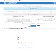Check your usa green card lottery application winning results. Electronic Dv Lottery 2020 Website Down Index Of Apps