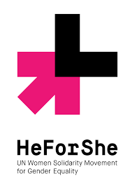 Heforshe Logo Badge Withtagline Use On White Png Gender Equality Solidarity Movement Equality
