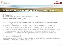 But it's safe to say that this little practical joke of #digitalization acts as a bad example. Die Suisseid I Vision Und Ziel E Ppt Herunterladen