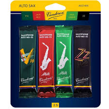 Details About Vandoren Alto Sax Jazz Reed Mix Card 1 X Zz V16 Java Red Green Strength 2 5