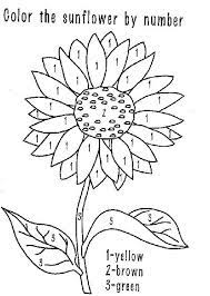 Sonnenblume Malen Nach Mzahlen Malvorlagen Blumen Malvorlagen Malen Nach Zahlen Vorlagen