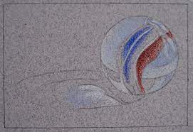 How To Draw A Marble: Step By Step Realistic Drawing Art Lesson — Art Is Fun