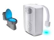 Motion Sensing Toilet Loo Light UV Germ Killer 16 LED Colours ...