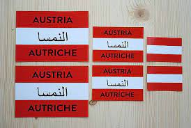 Austria is a country rich with history, beautiful regions, imperial cities and year long activities. Sticker Set Klein Osterreich Austria Autriche Arabisch Fahne Aufkleber Expedition Off Road Inkl Versand 10 4801 Traunkirchen Willhaben