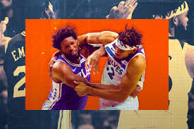 Joel embiid took the loss especially hard. Round 1 Of The Karl Anthony Towns Joel Embiid Bout Goes To Philly The Ringer