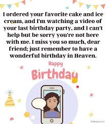 Maybe you would like to learn more about one of these? Happy Birthday Wishes For Best Friends In Heaven 25 Messages