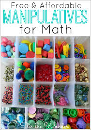 Free Affordable Math Manipulatives Stir The Wonder Math Manipulatives Math Activities Preschool Math For Kids