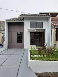 Gaya rumah jepang dengan gerbang modern [sumber: Rumah Dijual Buruan Gercep Cluster Minimalis Modern Bergaya Jepang Dalam Perumahan Maharaja Pancoran Mas Depok 45 M Mulai Rp 655 Jt Rumah Com
