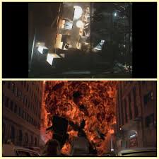 Independence day is really just patriotic drivel in means of plot and adventure. In Independence Day 1996 Because Fire Rises After An Explosion Miniature Street Models Were Built And Hung Vertically In Order To Film The Classic Destruction Scenes Where The Fire Fans Out From