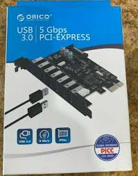 Usb 3.0 hdmi capture card 1080p ksh 2,500 ksh 5,000; Orico 7 Port Pci E To Usb 3 0 Hub Pci Express Expansion Card Adapter For Win7 Pc For Sale Online Ebay