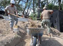 Specializes in pipeline maintenance, site work, underground utilities, grading and road construction. U S Army Specialist Michael Quirindongo Velazquez Left Assigned To 84th Battalion Engineer Company And B Disaster Relief Engineering Companies Humanitarian