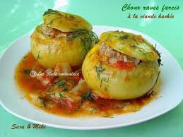 Choux Raves Farcis A La Viande Hachee Recette Ptitchef Recette Chou Rave Recette Viande Hachee Recette De Plat