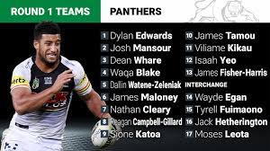 Maybe you would like to learn more about one of these? Penrith Panthers 2019 Round 1 Predicted Team Nrl