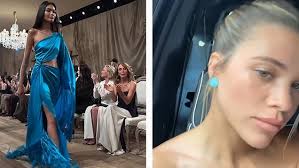 Sofia Richie is chic in pinstripe ensemble as she cuddles up to new husband  Elliot Grainge at star-studded Ralph Lauren show during NYFW