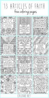 Memorize article of faith 10. 13 Articles Of Faith Coloring Pages