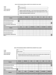 Unit penilaian pentaksiran dan peperiksaan skkm2: Jadual Penyelenggaraan Berkala Komputer Mkml Pemsgn Frd
