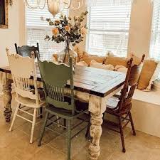 Unfinished Farmhouse Dining Table Legs Wood Legs Turned Legs Hardwood Chunky Wide Legs Large Dining Table Legs Farmhouse Dining Table Farmhouse Dining Room Table