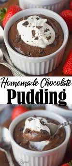Homemade Chocolate Pudding Recipe Homemade Chocolate Pudding Desserts Chocolate Pudding Desserts