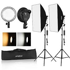 Andoer Softbox Lighting Kit 45w Bi Color Buy Online In Guernsey At Desertcart