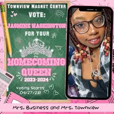 Vote Homecoming Queen Flyer: DIY Editable Template