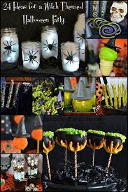 Set the spooky spirit with halloween serveware and table decor. 24 Ideas For A Witch Themed Halloween Party