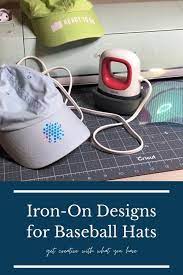 Iron On Designs For Baseball Hats Hobbies On A Budget Baseball Hats Iron On Vinyl Cricut Vinyl