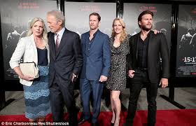 The world was shook after fans found out clint eastwood had a 'love child' named laurie murray. Clint Eastwood Pictured With Six Of His Children Daily Mail Online