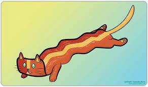 Bacon Cat Playmat Inked Gaming