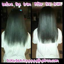 Trim Before And After Long Hair Styles Hair Styles Split Ends