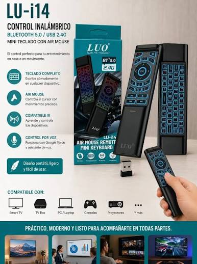 AIR MOUSE REMOTE MINI KEYBOARD LU-I14 LUO