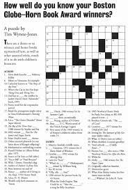 Crossword puzzles are free to play on your desktop or mobile device, and increase in difficulty every day. The Horn Book Bghb Awardplay