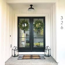 Since each interior door is handmade by our skilled craftsmen, you can customize this door for a perfect fit. Black Farmhouse Front Door Novocom Top