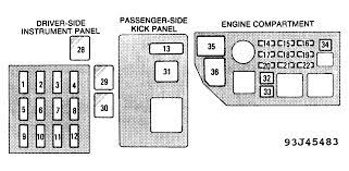 When i shift to reverse, i blow the fuse and that kills my instruments, heater, and then electronic window controls. 1993 Toyota Camry Fuse Diagram Data Wirings Narrate