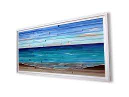Features we use high quality canvases which are designed specifically for canvas printing. Buy Hand Made Costal Wall Art Abstract Beach Painting Ocean Wall Art Beach Art Tropical Wall Art Made To Order From Modern Rustic Art Llc Custommade Com