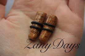 =) if they were drain plugs. Hand Made Cork Plugs 0g How To Make A Plug Earring How To By Zanydays