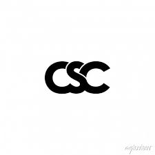 Csc Letter Original Monogram Logo Design Cartazes Para A Parede Posters Ideia Conceito Apartamento Myloview Com Br