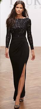 Lauren Ralph Lauren Long Sleeve Sequin Gown Dresses Women Macy S Formal Dresses With Sleeves Classy Dress Evening Gowns