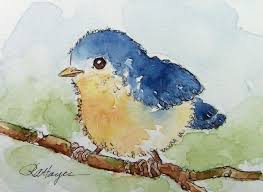 Easy Bird Paintings On Canvas For Beginners Image Result For Easy Bird Paintings On Canvas For Beginners Aquarelkunst Aquarellen Aquarel Dieren