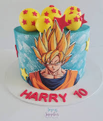 Celebrating the 30th anime anniversary of the series that brought us goku! Sugary Supplies Dragon Ball Z Buttercream Cake Facebook