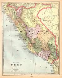 1900 Antique Peru Map Of Peru Original Peru Map Gallery Wall Etsy World Map Decor Map Art Gallery Wall Etsy