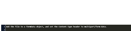 Please read about polling consumers here. Send Image Through Axios In Vue Js Code Example