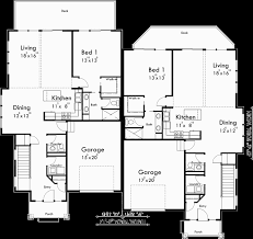 The floor plan flows flawlessly without compromising privacy or style. Craftsman Duplex House Plans Luxury Duplex House Plans