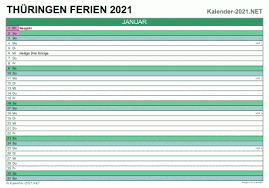 Kalender 2021 thüringen pdf : Ferien Thuringen 2021 Ferienkalender Ubersicht